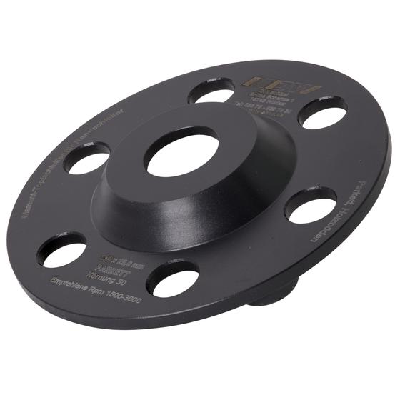 Restposten<br>Diamant Schleifteller <br> zum Schleifen von Holz <br> Ø 125 mm x Körnung #50 <br> Bohrung 22,23 mm