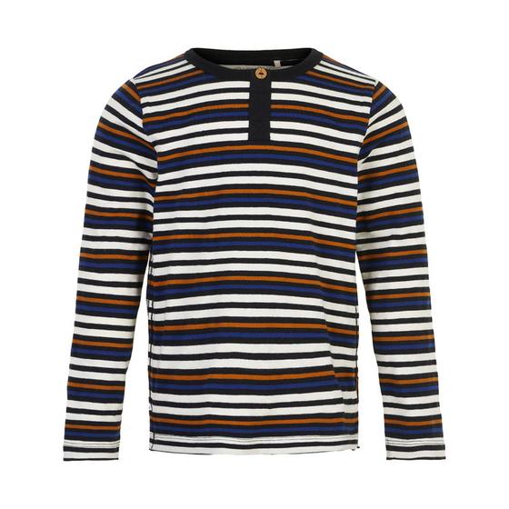 Langarmshirt gestreift, Biobaumwolle