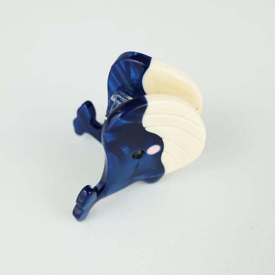 goldmarie Mini Haarklammer WAL - blau - 4cm