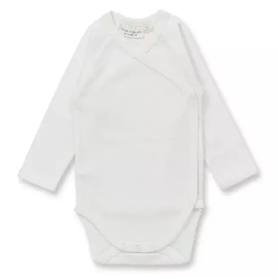 Sense Organics Wickelbody Langarm Ygon White