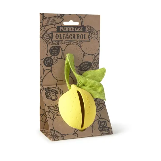 Oli&Carol Pacifier Case Lou the Lemon