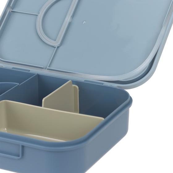 Lässig Brotdose - Bento Lunchbox Pattern Party Blau