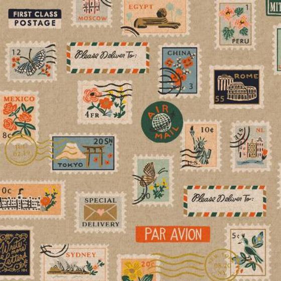 Bon Voyage Rifle Paper Co, Postage Stamps