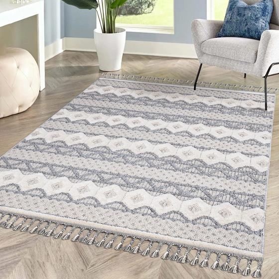 TT Valencia Teppich 160x230 cm grau beige