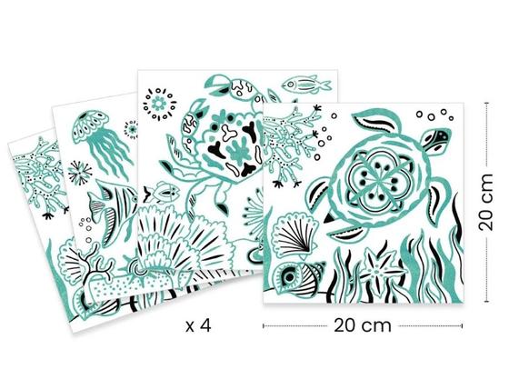 Djeco Glänzende Ausmalbilder Unterwasser