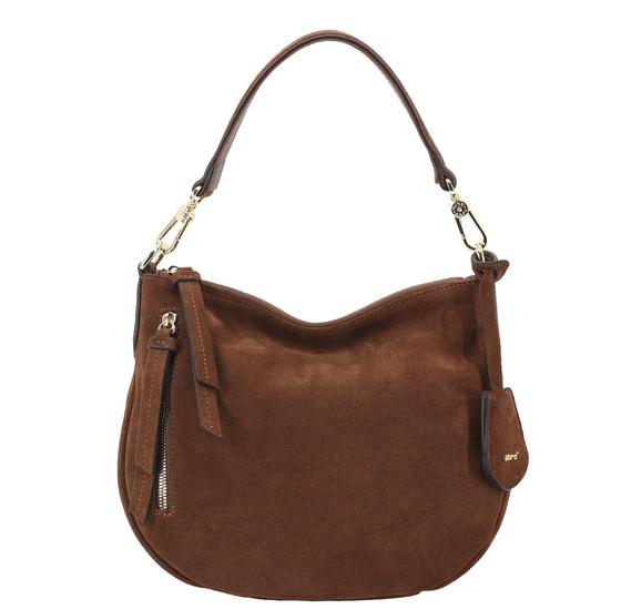 abro JUNA Hobo x-small, velours braun