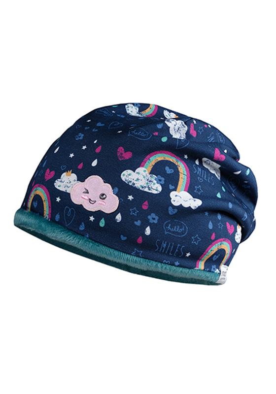 Beanie "Regenbogen" mit kuscheligem Fleecefutter