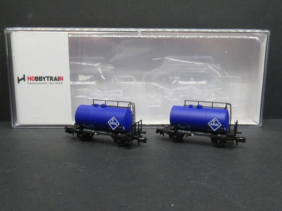 Hobbytrain H24833 2er Set Leichtbau - Kesselwagen DB / Aral Epoche IV Spur N OVP