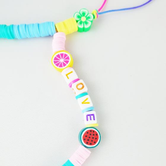 goldmarie Handykette kurz LOVE FRUIT FLOWER - bunt 