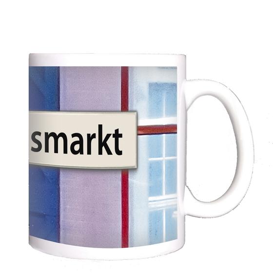 U-Bahn Hamburg Kaffeebecher Kaffeetasse U-Bahnhof Rödingsmarkt, Hochbahn Linie U3, Ringbahn, tom bäcker, Geschenkidee Hansestadt, Souvenir, Messberg, Baumwall, Rathaus