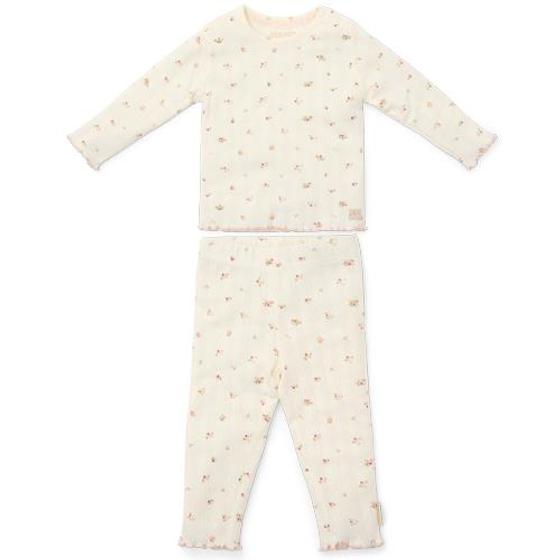 Little Dutch Pyjama Fairy Blossom Geblümt Weiß