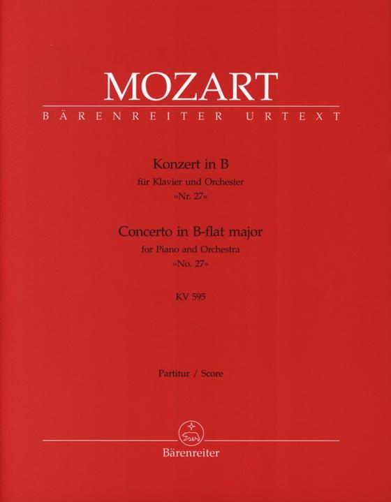 Konzert für Klavier und Orchester Nr. 27 B-Dur KV 595