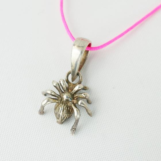 goldmarie Kette Mini SPINNE Anhänger - 925er Silber - 1,5cm