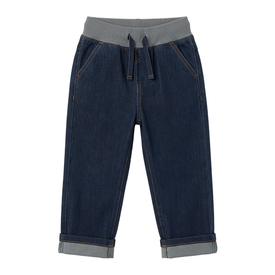 Pants Rib Lined Denim