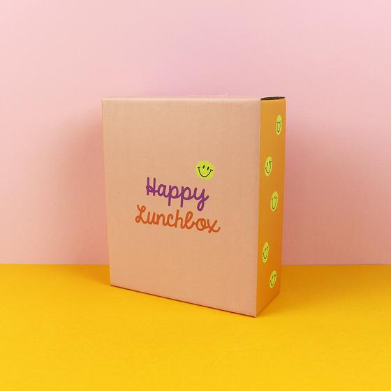 ava&yves Brotdose Lunchbox Smile Rot Rosa Violett