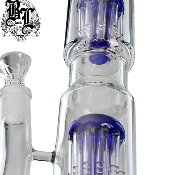 Perkolatorbong, Black Leaf®, 2x 10 Arm, alle Farben