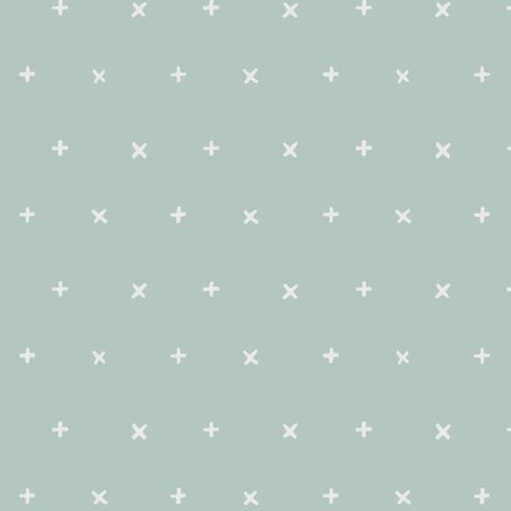 Low Volume Stoff Serenity Fusion mit feinen Kreuzen