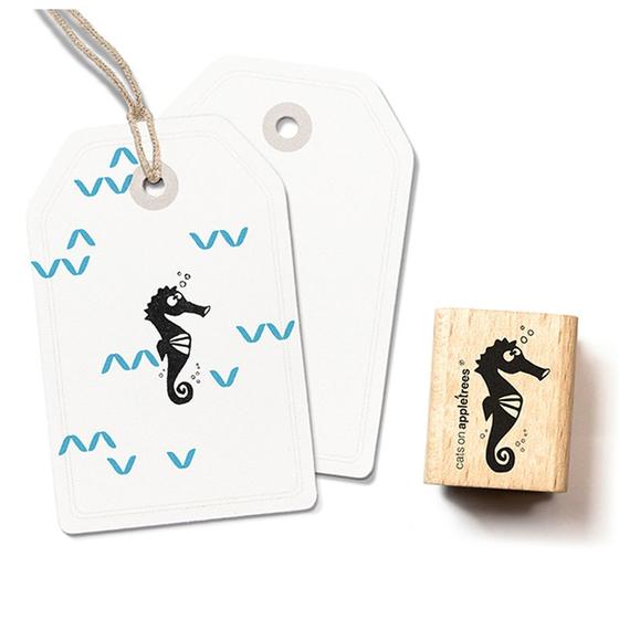 Cats on Appletrees Stempel Seepferdchen Dodo