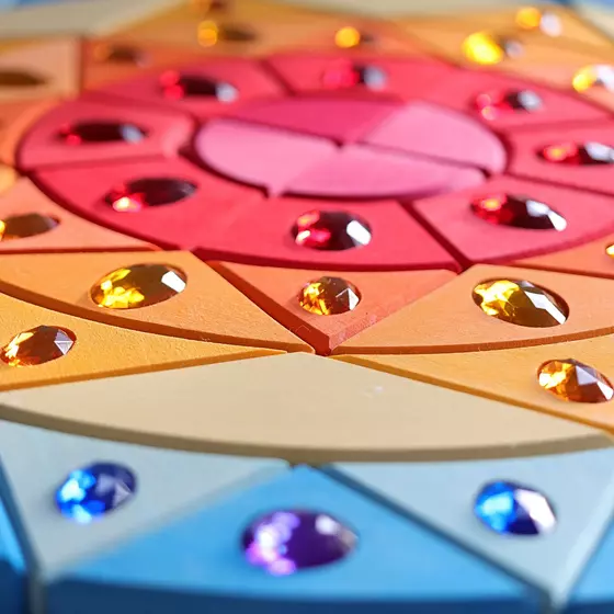 Grimm's Glitzermandala Sonne