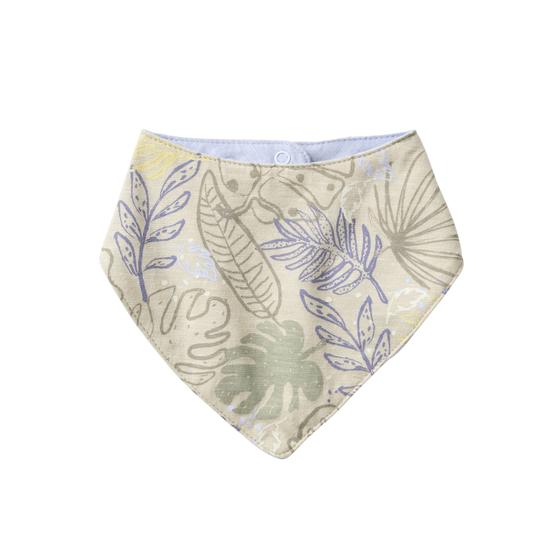 People wear Organic Dreieckstuch Khaki Bedruckt Tropische Blätter