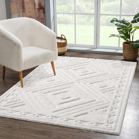 FOCUS 3D creme krem 160x230 cm