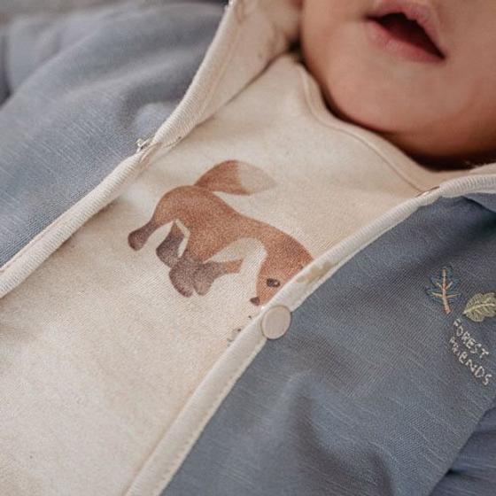 Little Dutch Langarmshirt Forest Friends Fuchs Sand