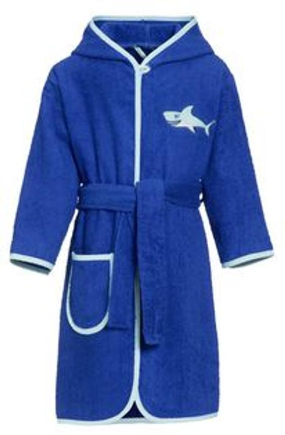 Frottee-Bademantel "Hai", reine Baumwolle