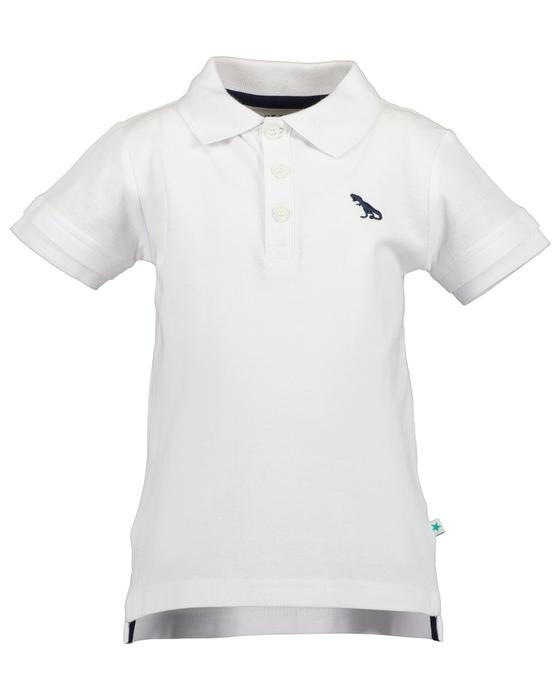 Poloshirt, reine Baumwolle, weiß