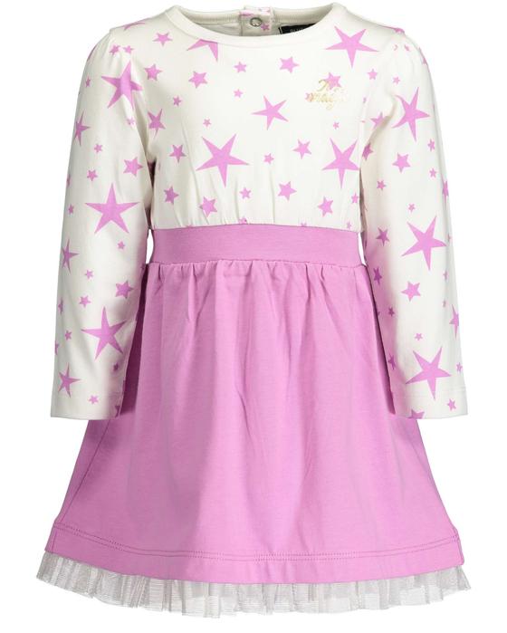 Kleid "Sterne" mit Tüllbund, Baumwolle