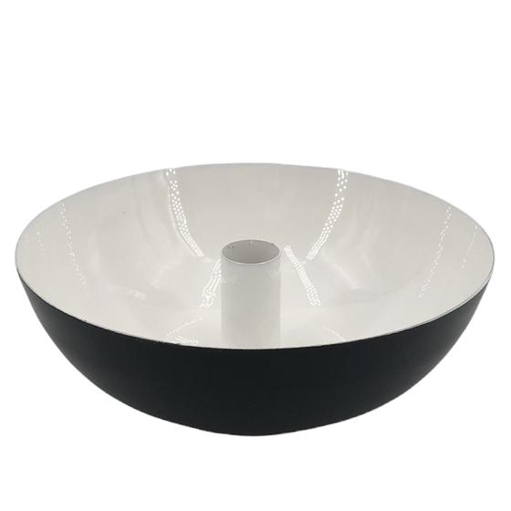 Posiwio Schale Kerzenhalter, schwarz-weiß