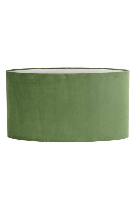 Lampenschirm | Elliptischer Schirm VELOURS - dusty green
