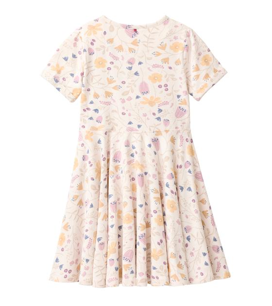 People wear Organic Kurzarmkleid Blumengarten Rosa