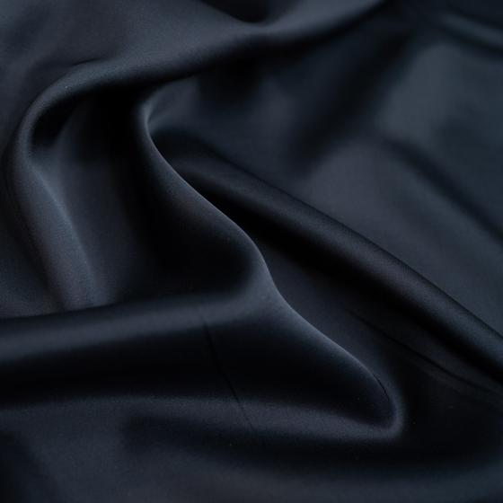 Viskose Satin marine