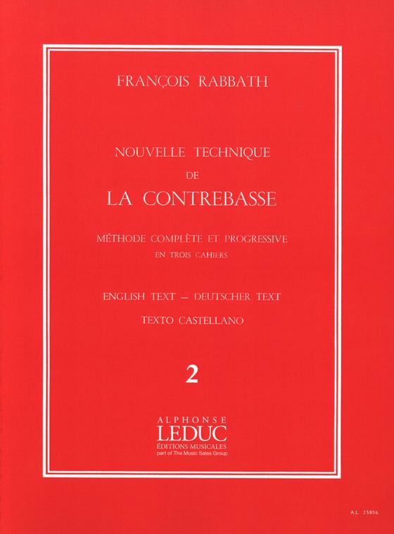 Nouvelle technique de la contrebasse 2