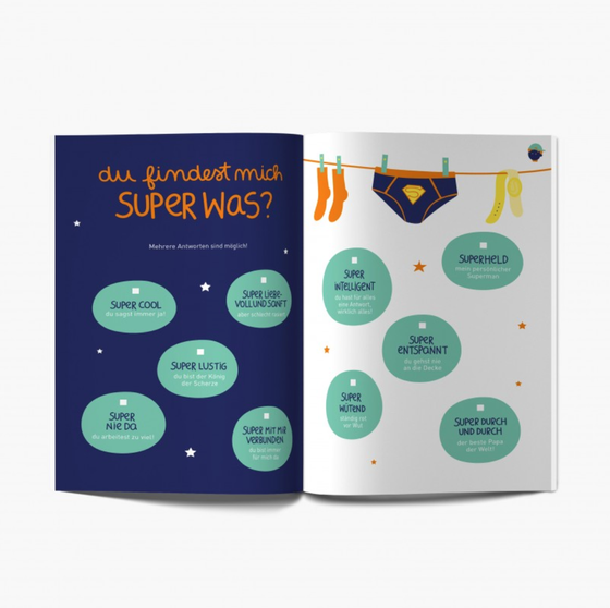 Minus Editions WIE DER VATER, SO DER SOHN ? - Buch zum ausfüllen - ab 6 Jahren 