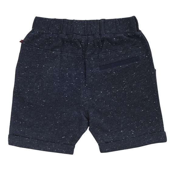 People wear Organic Sweat Shorts Dunkelblau Mélange