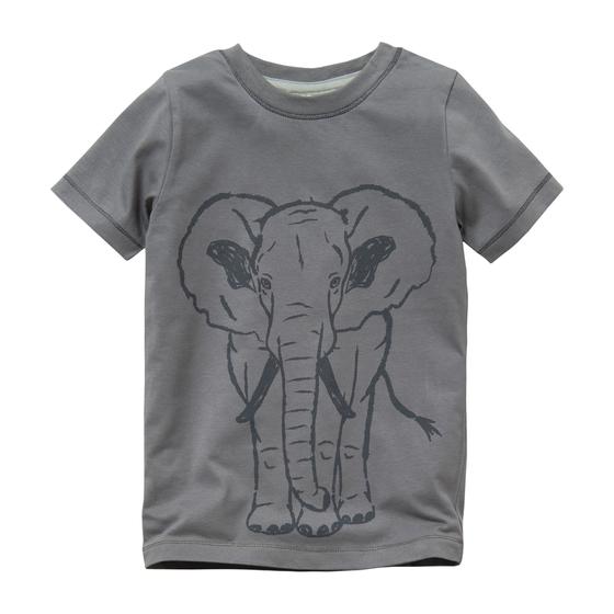 People wear Organic Pyjama Kurz Elefant Basalt