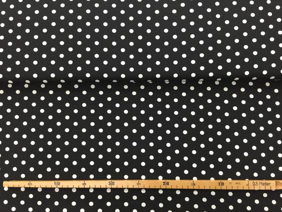 Baumwolle Dots schwarz