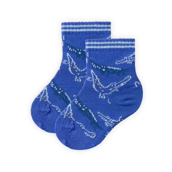 People wear Organic 2-er Pack Wassertiere Blau Gestreift