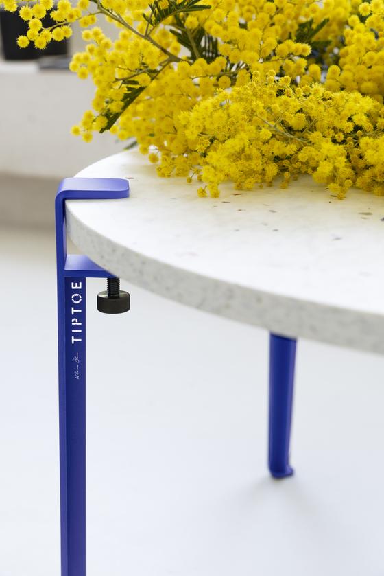 SET 4 Stück Tiptoe H 43cm Klein Blau