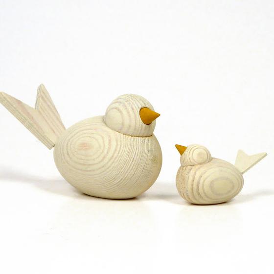 Holzvogel mini sitzend