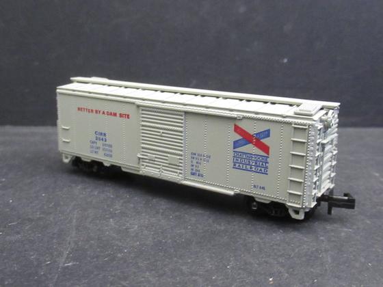 Atlas 1275 Better Byadam site CIRR 2043  40' Steel Single Sliding Door Boxcar Spur N