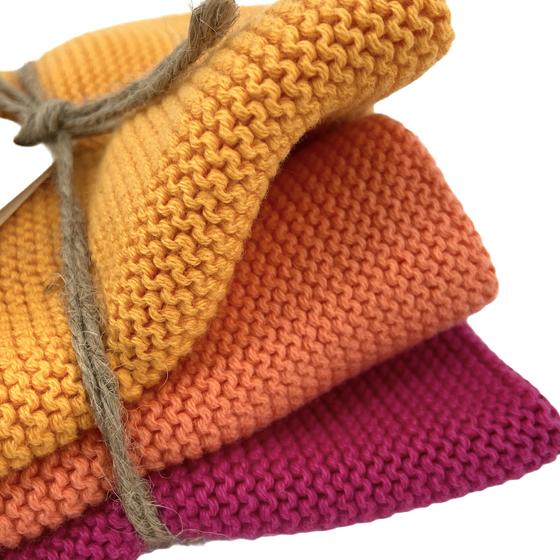 Solwang Design Wischtücher - orange/koralle/pink