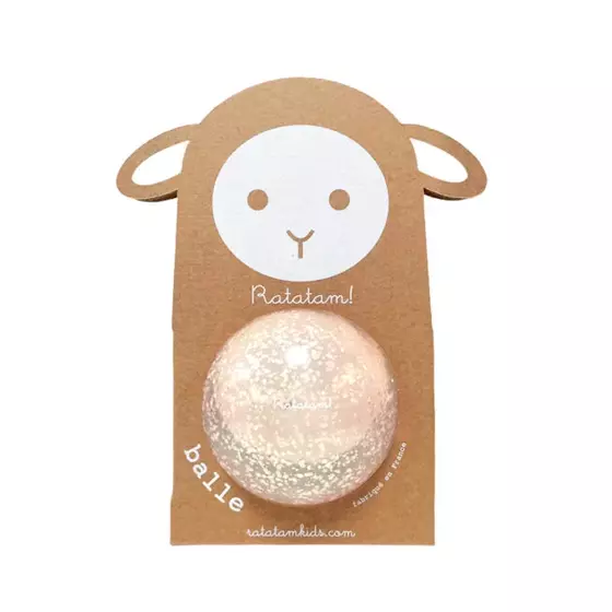 Ratatam The Sheep Bubble Ball 10 cm Pink