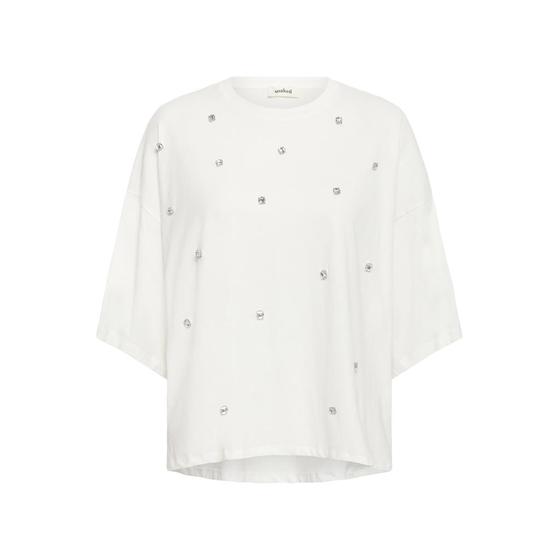 SOAKED Shirt SLAfshan mit Strasssteinen 30408582 - weiß