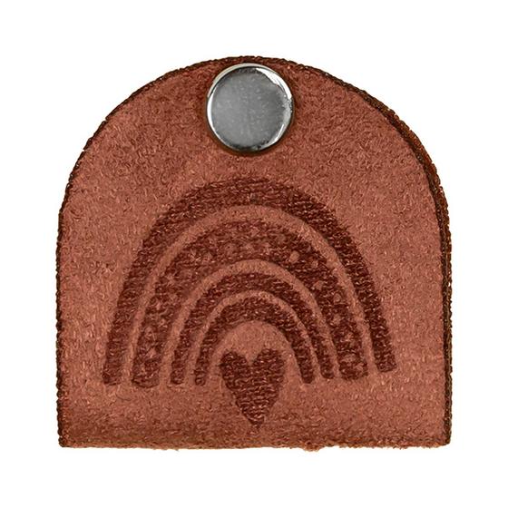 Knick Label mit Schraube rosa 190090