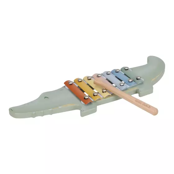Little Dutch Holz Xylophon Safari Friends Krokodil