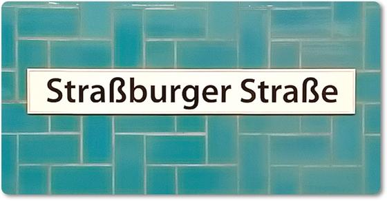 U-Bahn Hamburg Kühlschrankmagnet U-Bahnhof Straßburger Straße, Hochbahn Linie U1,  tom bäcker Geschenkidee Hansestadt, Souvenir, Elbe, Lübecker Straße, Ritterstraße, Wandsbeker Chaussee, Marktplatz, Wandsbek Markt, Alter Teichweg