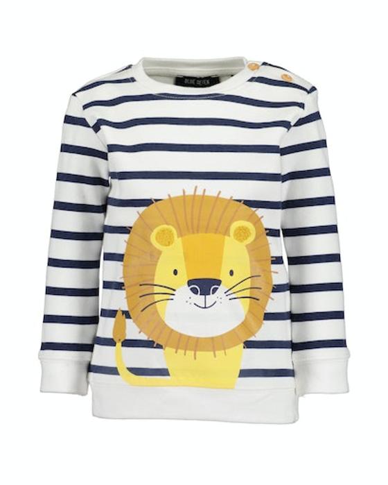 Sweatshirt "Löwe", reine Baumwolle, creme