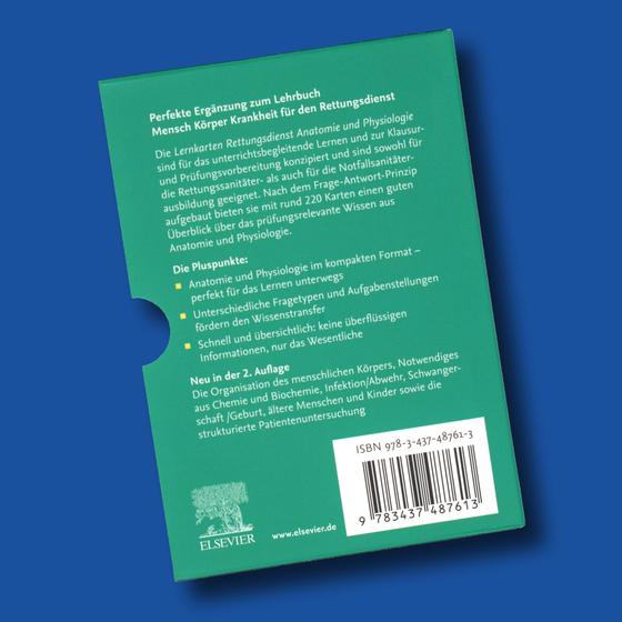 Lernkarten Rettungsdienst - Anatomie und Physiologie